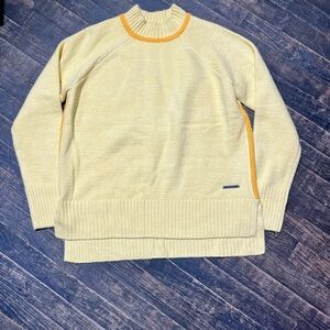 Peace Love World Two Tone Sweater